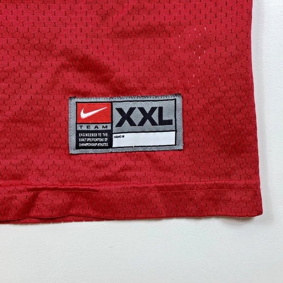 Tampa Bay Buccaneers Warrick Dunn 28 Red Football Jersey Mens Size 2XL NFL - Picture 5 of 12